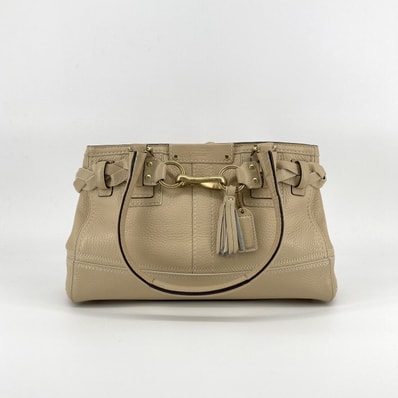 COACH(コーチ) ハンプトンズ キャリーオール 10528 ハンドバッグ ベージュ