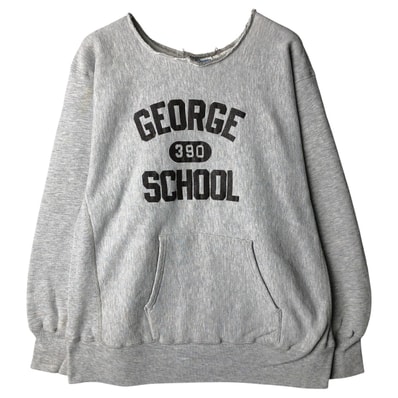 古着 80年代 チャンピオン Champion REVERSE WEAVE リバースウィーブ トリコタグ 3連プリント カレッジスウェットシャツ トレーナー USA製 メンズXL相当 ヴィンテージ/eaa605267