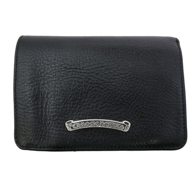 Chrome Hearts Joey by Fold Wallet / Heavy Leather "Black"