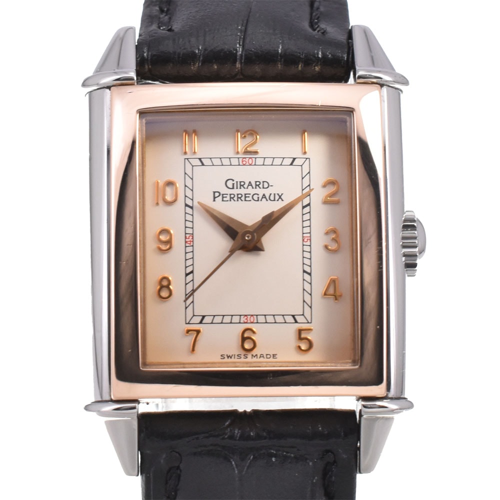 ジラール・ペルゴ GIRARD-PERREGAUX 2590 ヴィンテージ 1945 手巻き レディース 美品 箱付き R#146385