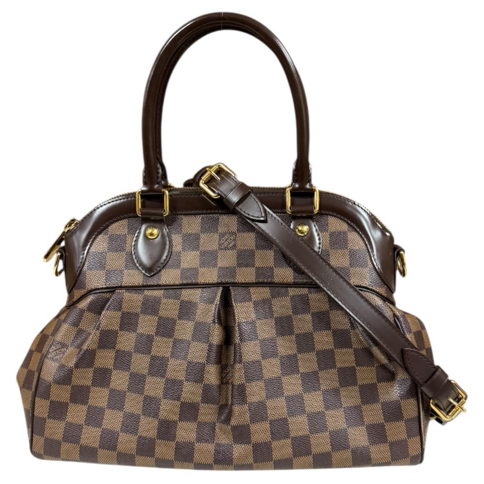 ルイヴィトン トレヴィPM ダミエ ショルダーバッグ ダミエキャンバス N51997 ブラウン レディース LOUIS VUITTON 中古