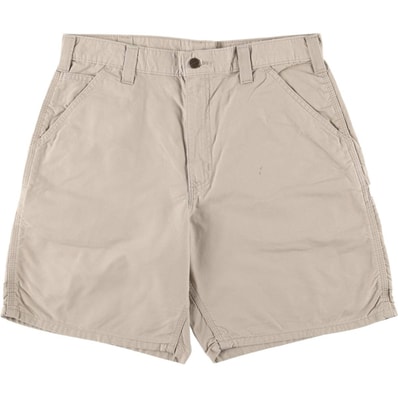 古着 カーハート Carhartt ORIGINAL FIT ダック地ペインターショーツ ショートパンツ メンズw34相当/eaa576688