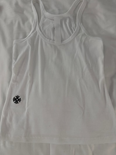 Chrome Hearts Bad Seed CH Embroidered Tank Top "White"