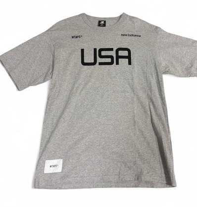 Wtaps NEW BALANCE ACADEMY SS T-SHIRT "Grey"