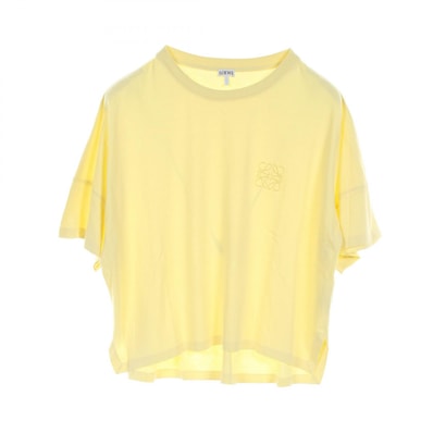 ロエベ LOEWE アナグラム カットソー 衣料品 トップス コットン レディース イエロー系 【中古】