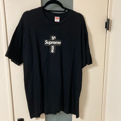 Supreme Cross Box Logo Tee "Black"