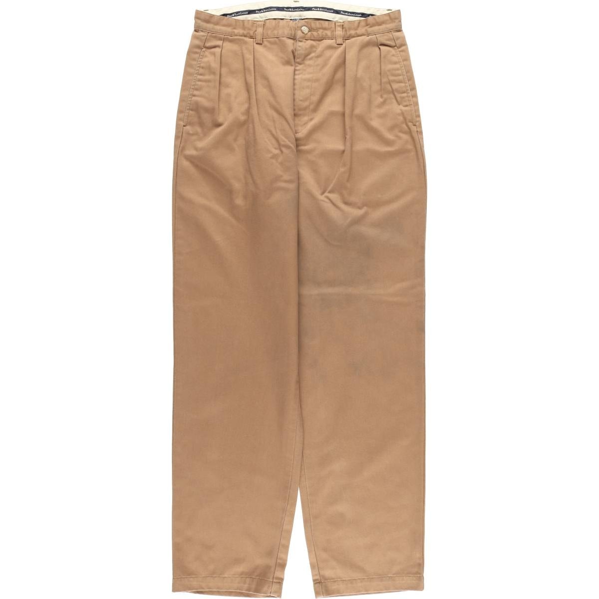 古着 ラルフローレン Ralph Lauren POLO RALPH LAUREN ANDREW PANT ツータック チノパンツ メンズw33相当/eaa617424