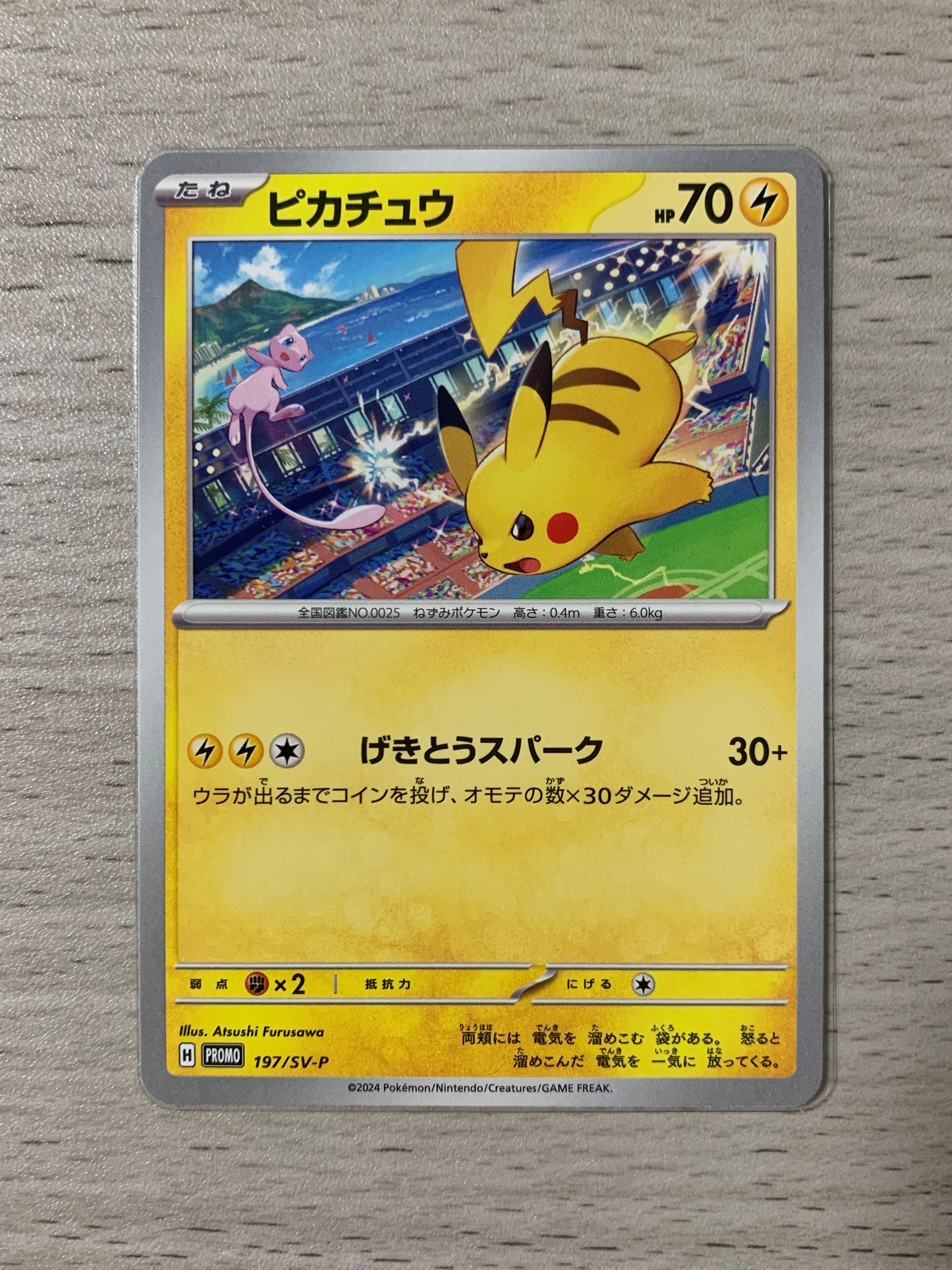 トウホクのピカチュウ P [SV-P 260](スペシャルBOX「ポケモンセンター
