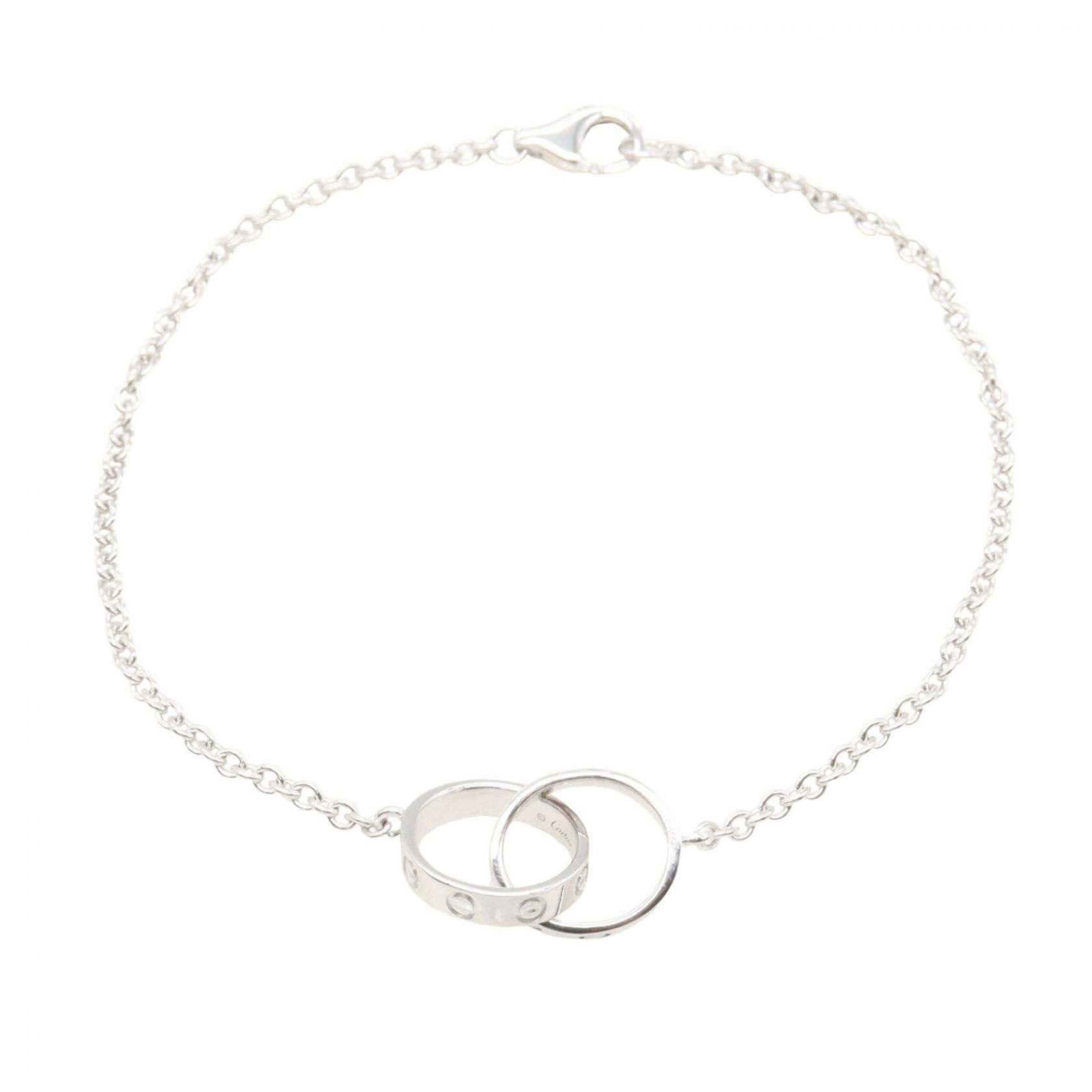 カルティエ CARTIER ベビーラブ ブレスレット ブレスレット アクセサリー K18WG(ホワイトゴールド) レディース シルバー系 【中古】