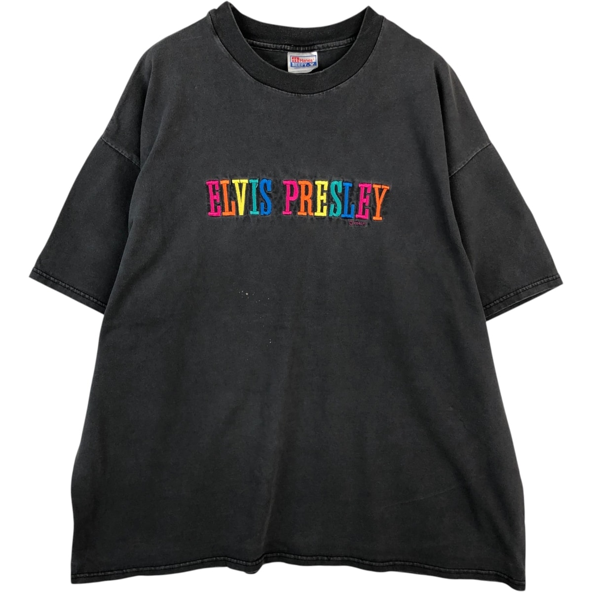 古着 90~00年代 ヘインズ Hanes ELVIS PRESLEY エルヴィスプレスリー バンドTシャツ バンT USA製 メンズXXL相当 ヴィンテージ/eaa636749