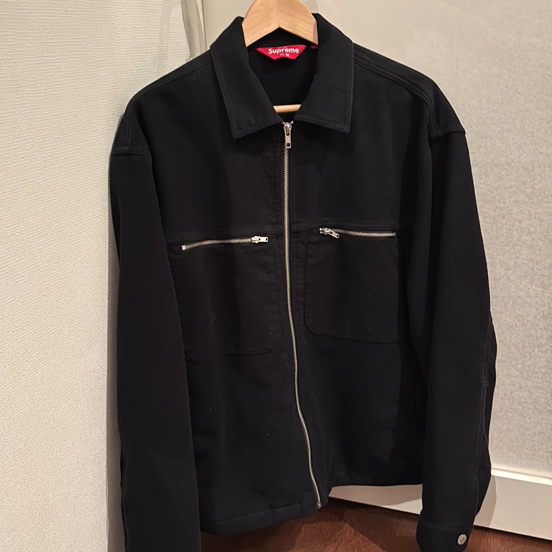 Supreme Moleskin Work Jacket "Black"