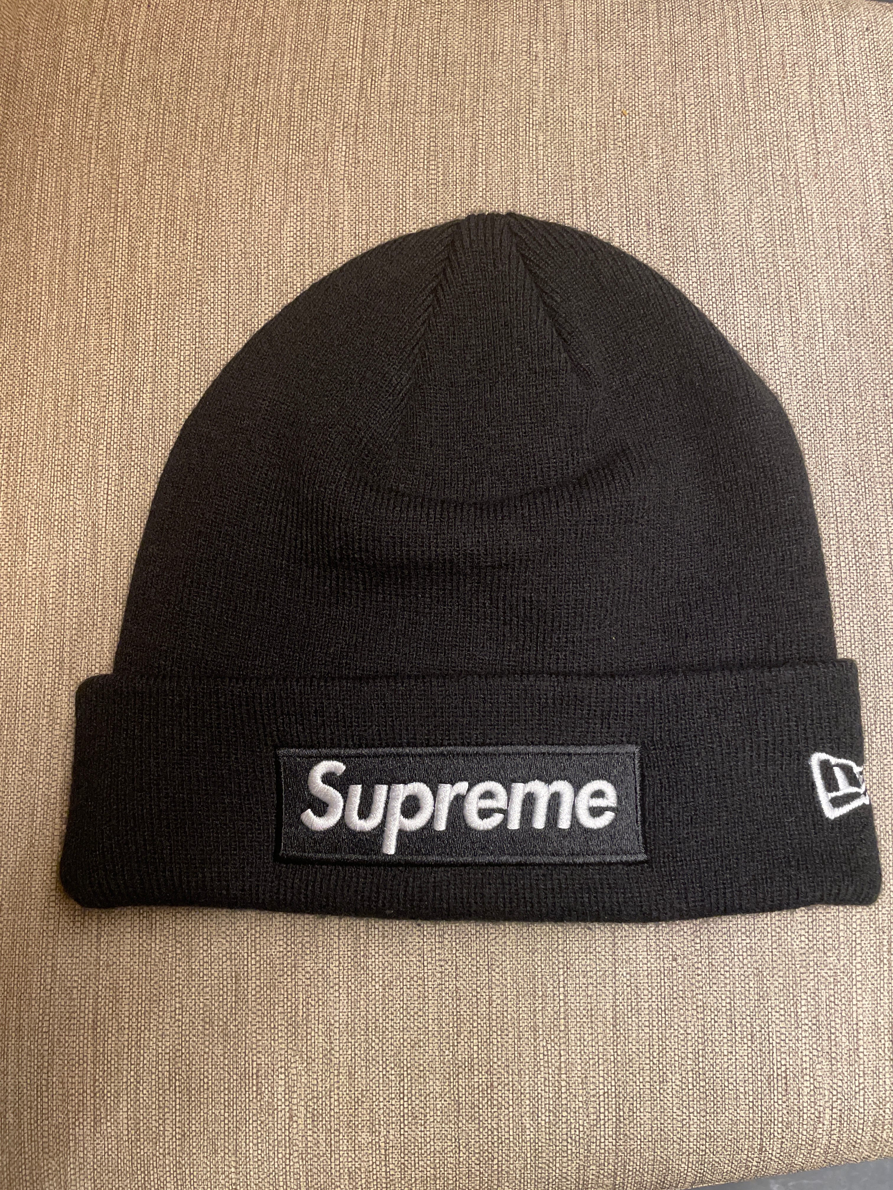 Supreme New Era® Box Logo Beanie "Black" (21FW)