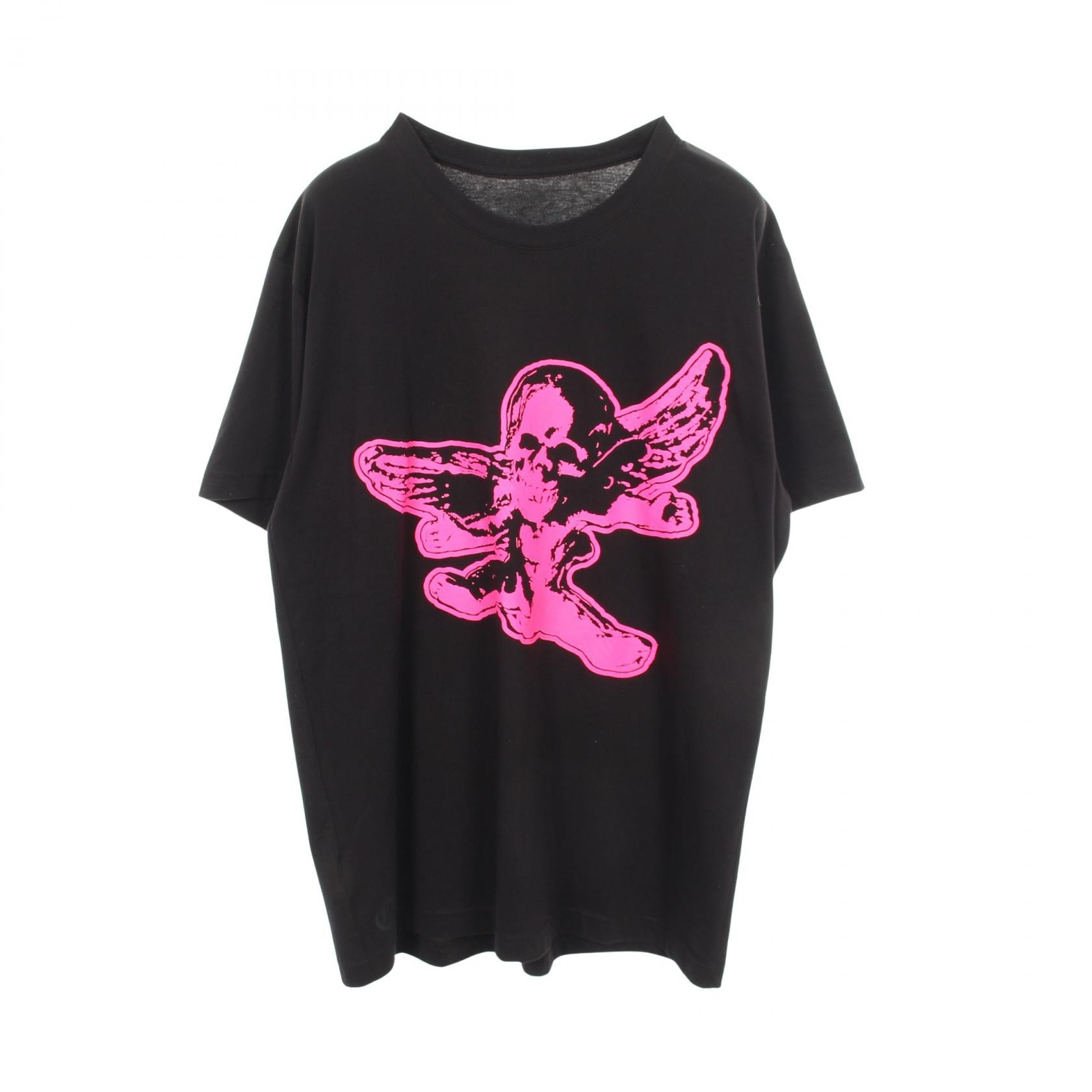 クロムハーツ CHROME HEARTS FOTI 半袖Tシャツ 衣料品 トップス コットン メンズ ブラック系 / ピンク系 【中古】