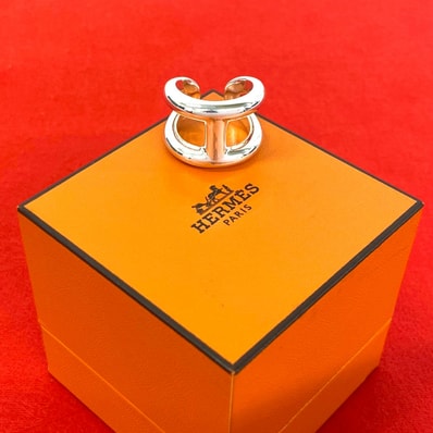 HERMES エルメス オスモズ GM リング シルバー925 リング・指輪 15号 シルバー
70055