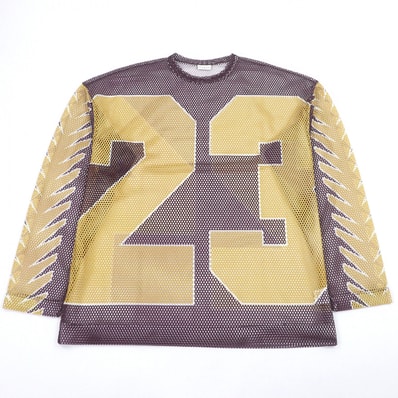 極美品 ドリスヴァンノッテン トップス oversized mesh tee M