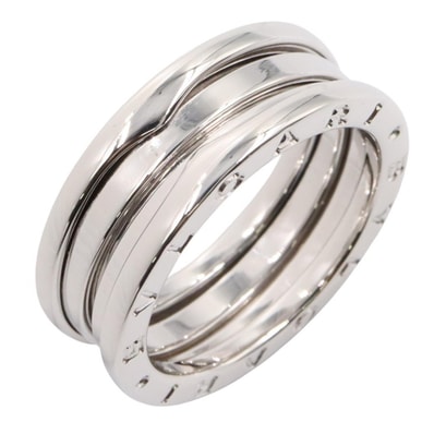 ブルガリ BVLGARI B-zero1 ビーゼロワン リング 3バンド リング・指輪 ジュエリー K18WG(ホワイトゴールド) メンズ レディース シルバー系 346583 【中古】