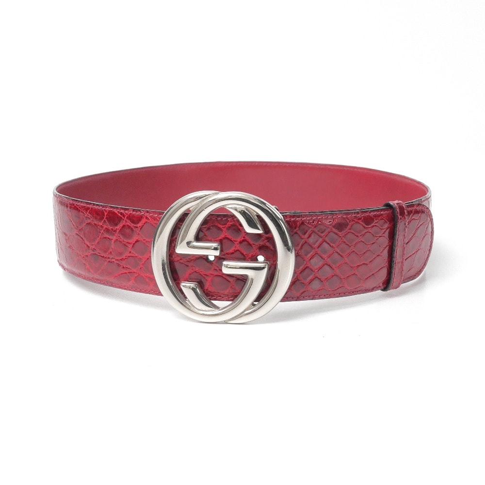 A (未使用に近い)】□美品□GUCCI グッチ ベルト サイズ70/28 インター