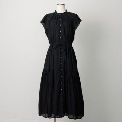 古着 ギャップ GAP ロング丈 前開き フレンチスリーブ 半袖 フレア ワンピース レディースM相当/eaa619396