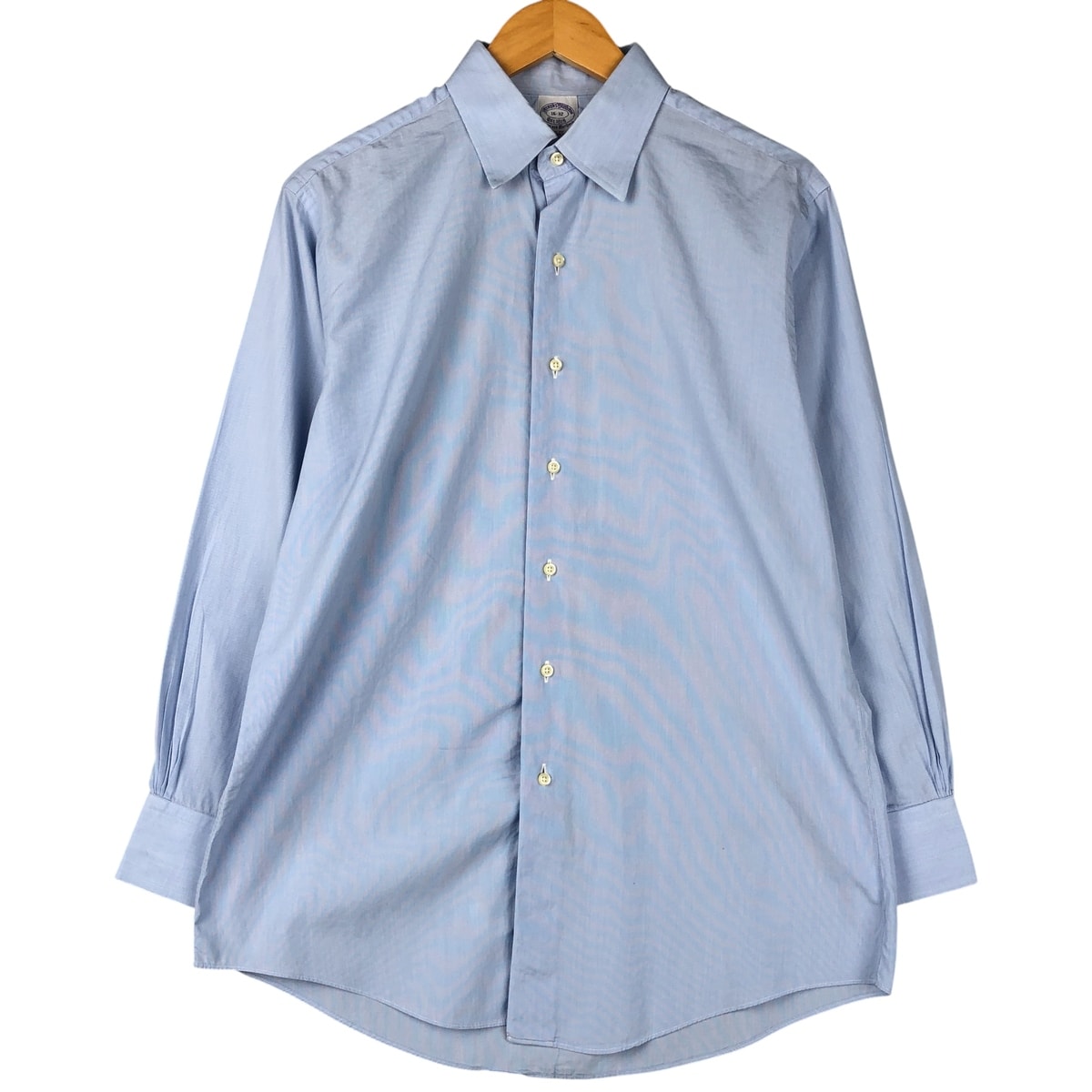 古着 80~90年代 ブルックスブラザーズ Brooks Brothers Est.1818 SLIM FIT 長袖 コットンシャツ USA製 メンズL相当 ヴィンテージ/eaa599754