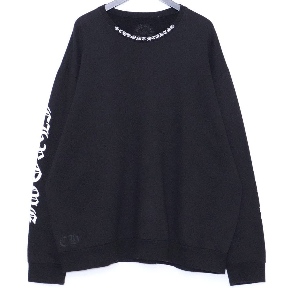 CHROME HEARTS スウェット トレーナー ネックロゴ