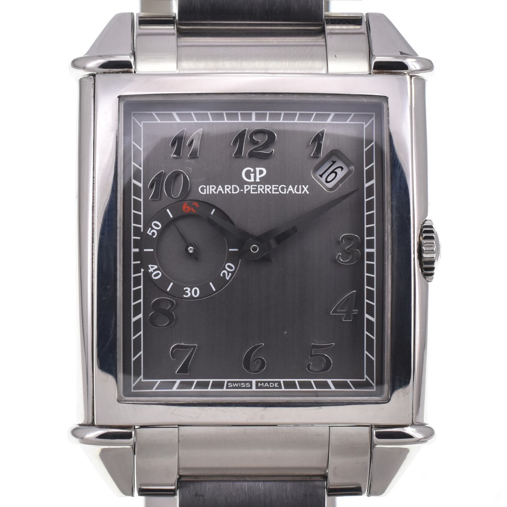 ジラール・ペルゴ GIRARD-PERREGAUX 25835-11-221-11A ヴィンテージ 1945 スモールセコンド デイト 自動巻き メンズ 良品 腕時計 I#147348