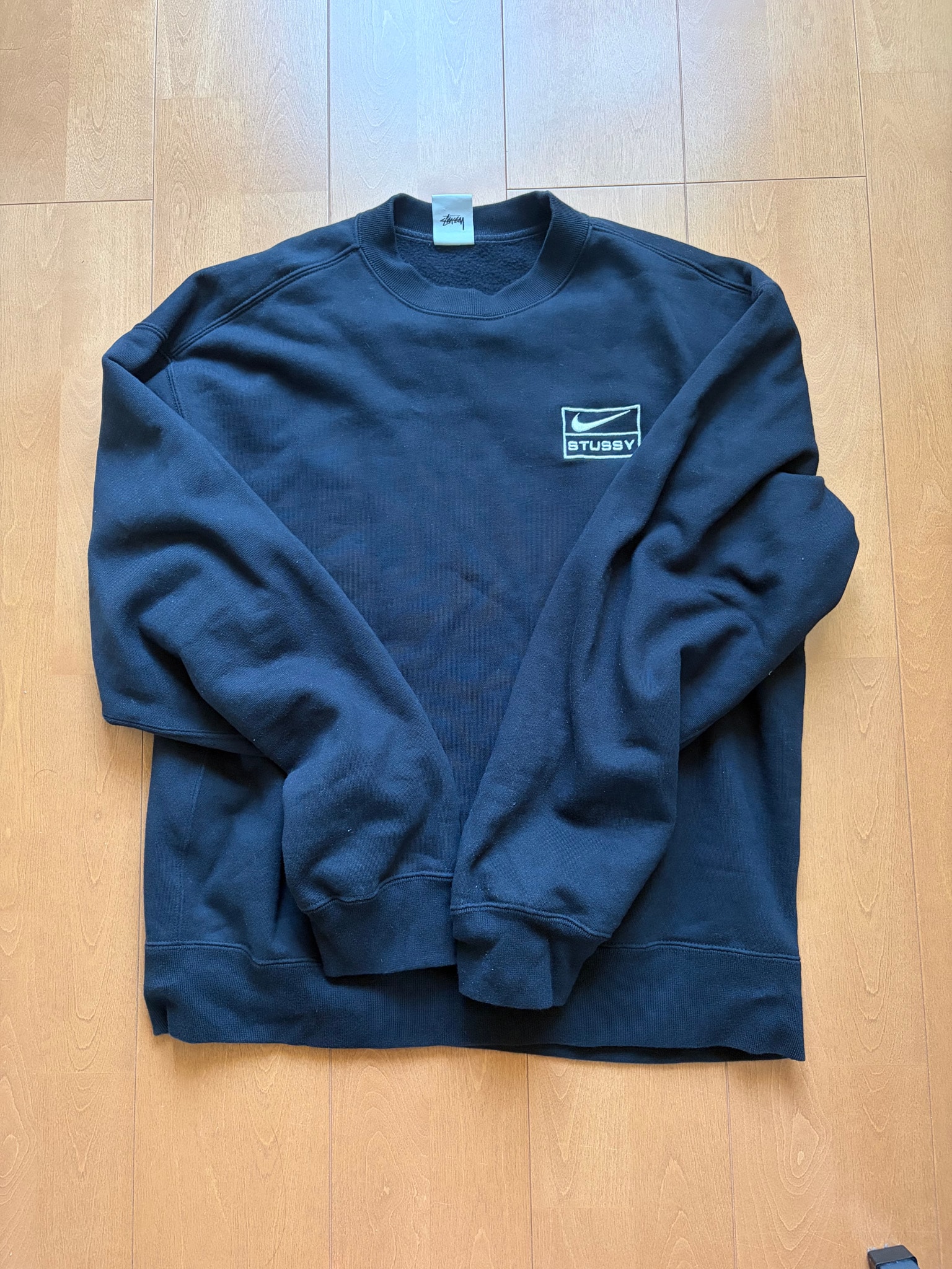 Stussy x Nike Wash Crew (US Size) "Black" DO5310-010