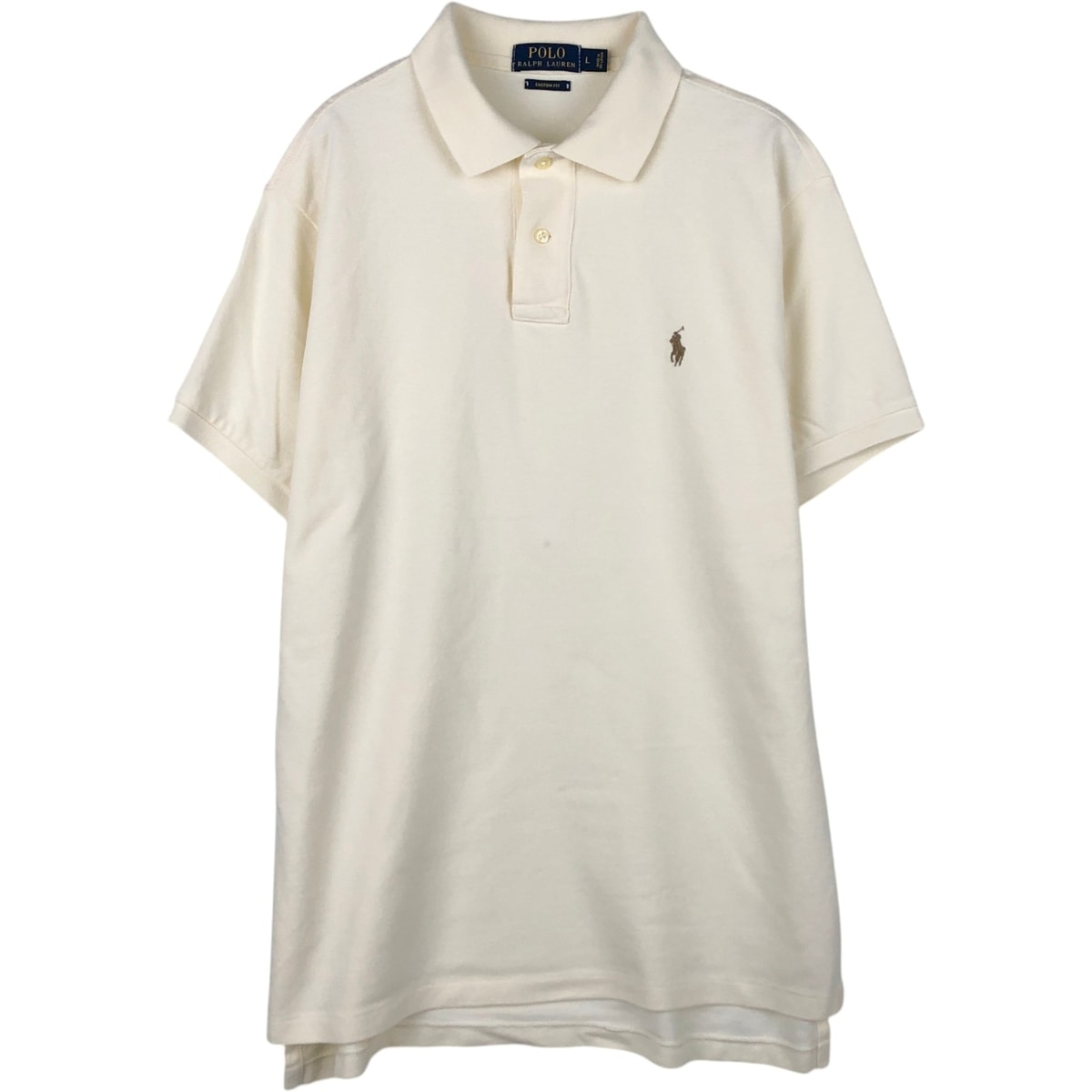 古着 ラルフローレン Ralph Lauren POLO RALPH LAUREN CUSTOM FIT 半袖 ポロシャツ メンズL相当/eaa648912