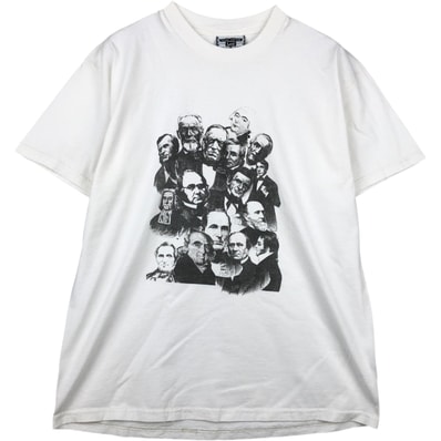 古着 90年代 リー Lee 偉人Tシャツ USA製 メンズL相当 ヴィンテージ/eaa638259