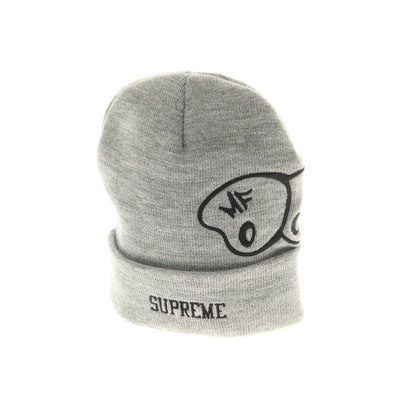 【中古】シュプリーム Supreme 2023年秋冬 MF DOOM Beanie アクリル ニットキャップ グレー【メンズ】
