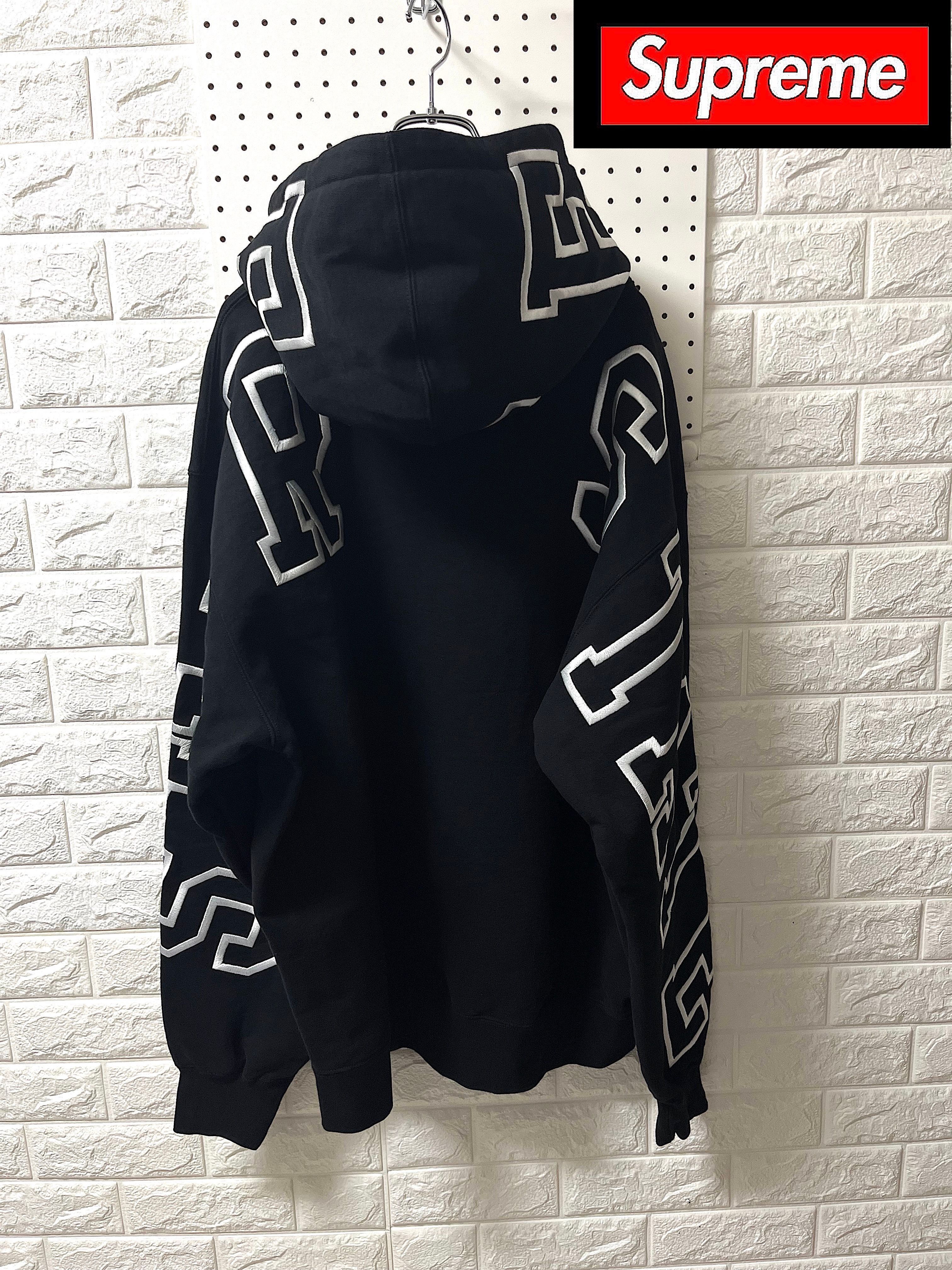 Supreme State Hooded Sweatshirt "Black"