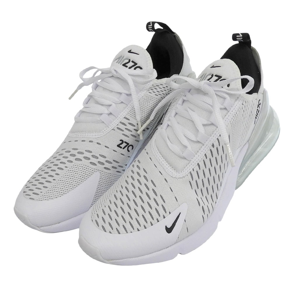ナイキ 新品同様 Nike Air Max 270 White Black シューズ メンズ ホワイト/ブラック 27.5cm AH8050-100 9.5(US)