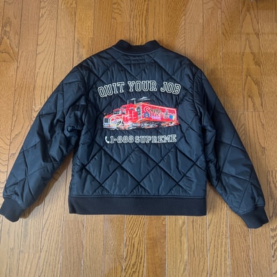 Supreme Quit Your Job Quilted Work Jacket Supreme Quit Your Job Quilted Work Jacket