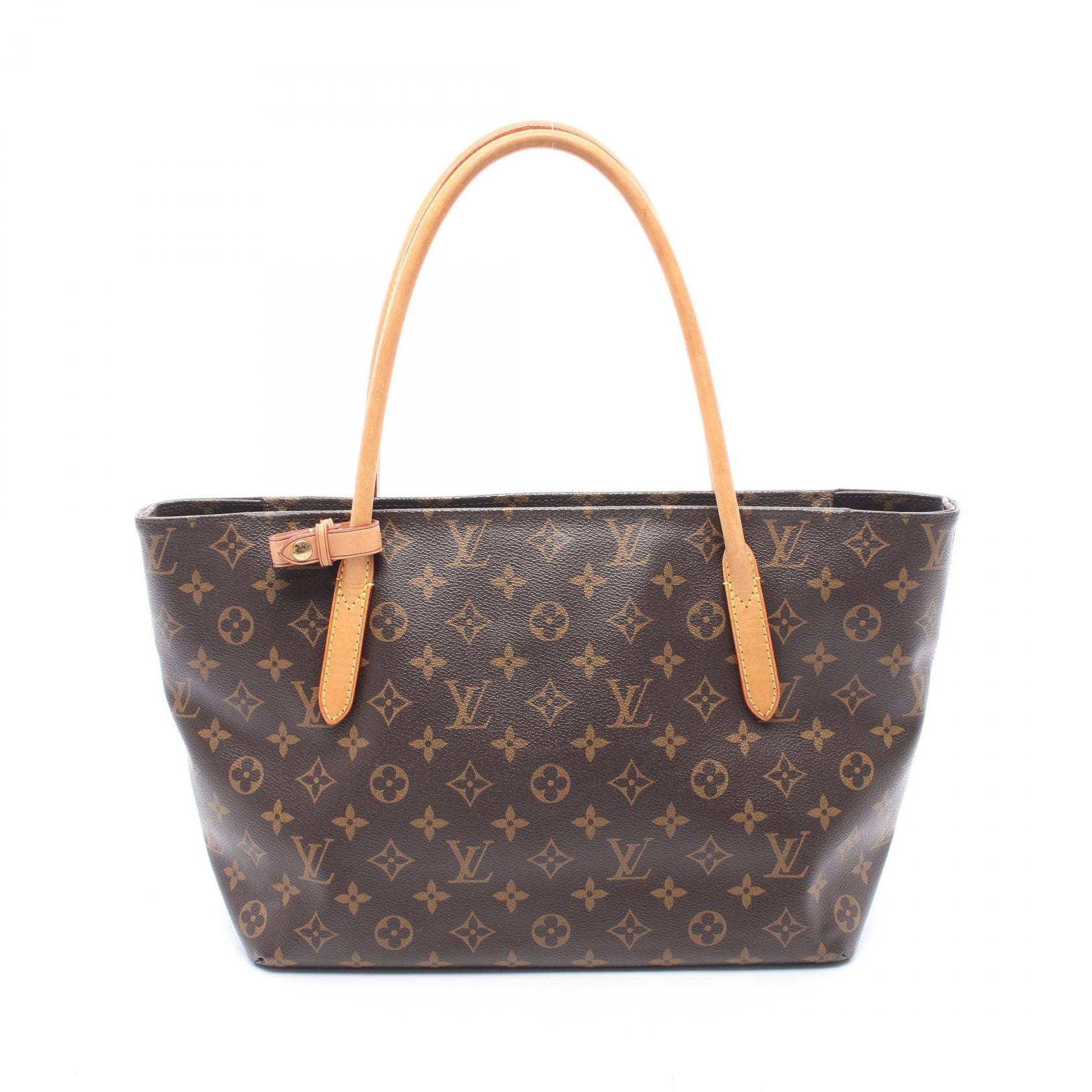 ルイ・ヴィトン LOUIS VUITTON ラスパイユPM トートバッグ バッグ PVCコーティングキャンバス レザー モノグラム レディース ブラウン系 M40608 【中古】