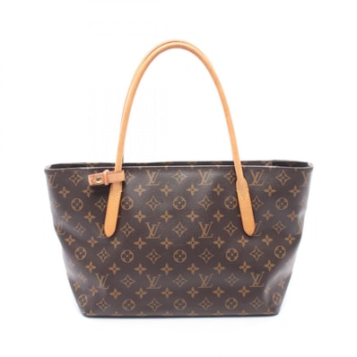 ルイ・ヴィトン LOUIS VUITTON ラスパイユPM トートバッグ バッグ PVCコーティングキャンバス レザー モノグラム レディース ブラウン系 M40608 【中古】