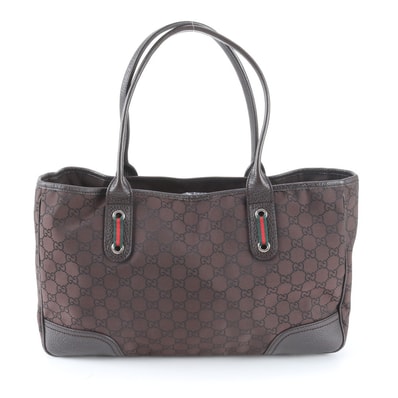 ■美品 グッチ シェリー ラインGGナイロン 293592 トート バッグ
