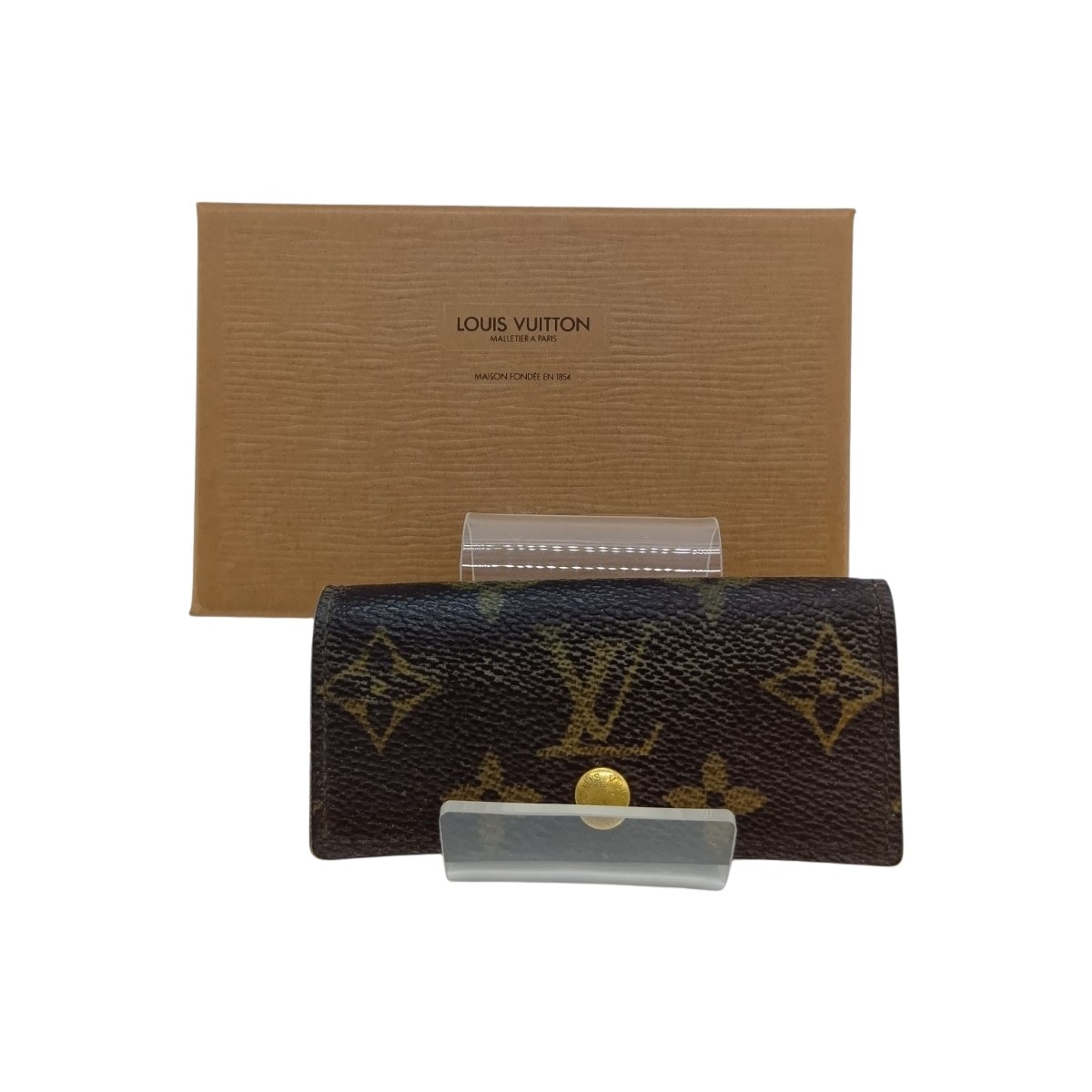 ◎◎LOUIS VUITTON ルイヴィトン モノグラム ミュルティクレ4 キーケース M62631 ブラウン 箱付