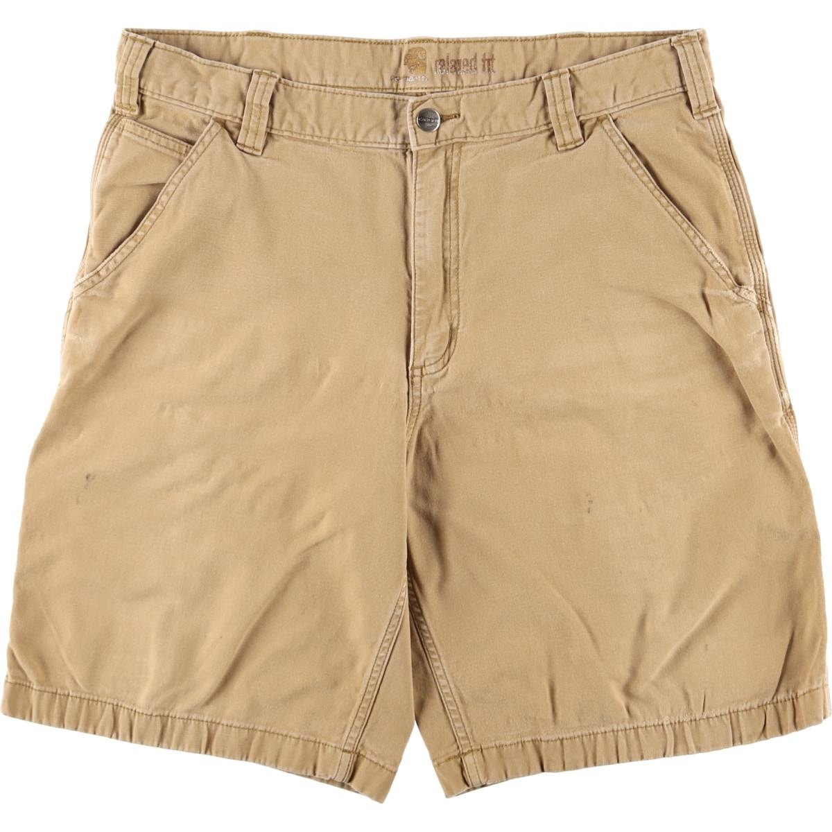 古着 カーハート Carhartt RELAXED FIT ダック カーゴショーツ ショートパンツ メンズw35相当/eaa583932