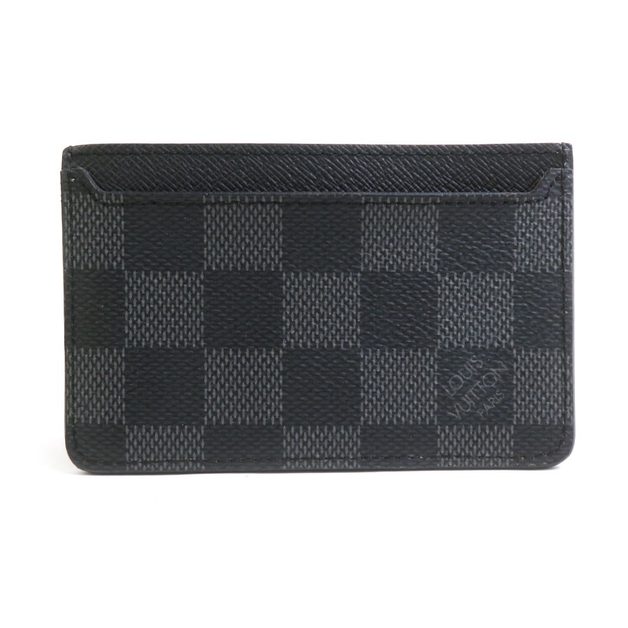 ルイ ヴィトン LOUIS VUITTON カードケース ダミエ グラフィット ネオ ポルト カルト ダミエグラフィットキャンバス ブラック メンズ N62666【中古】 56877i