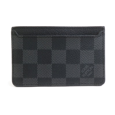 ルイ ヴィトン LOUIS VUITTON カードケース ダミエ グラフィット ネオ ポルト カルト ダミエグラフィットキャンバス ブラック メンズ N62666【中古】 56877i