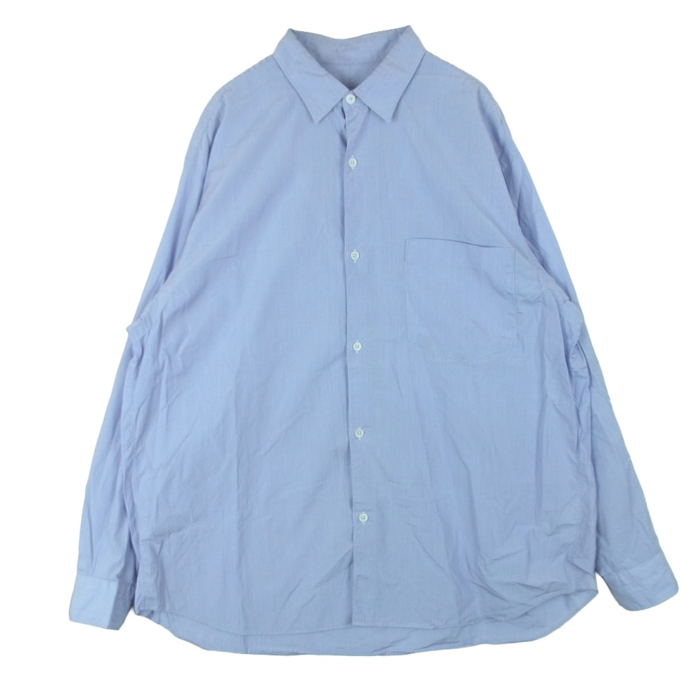 D (傷や汚れあり)】COMOLI コモリ 20AW S03-02003 コットン ポプリン