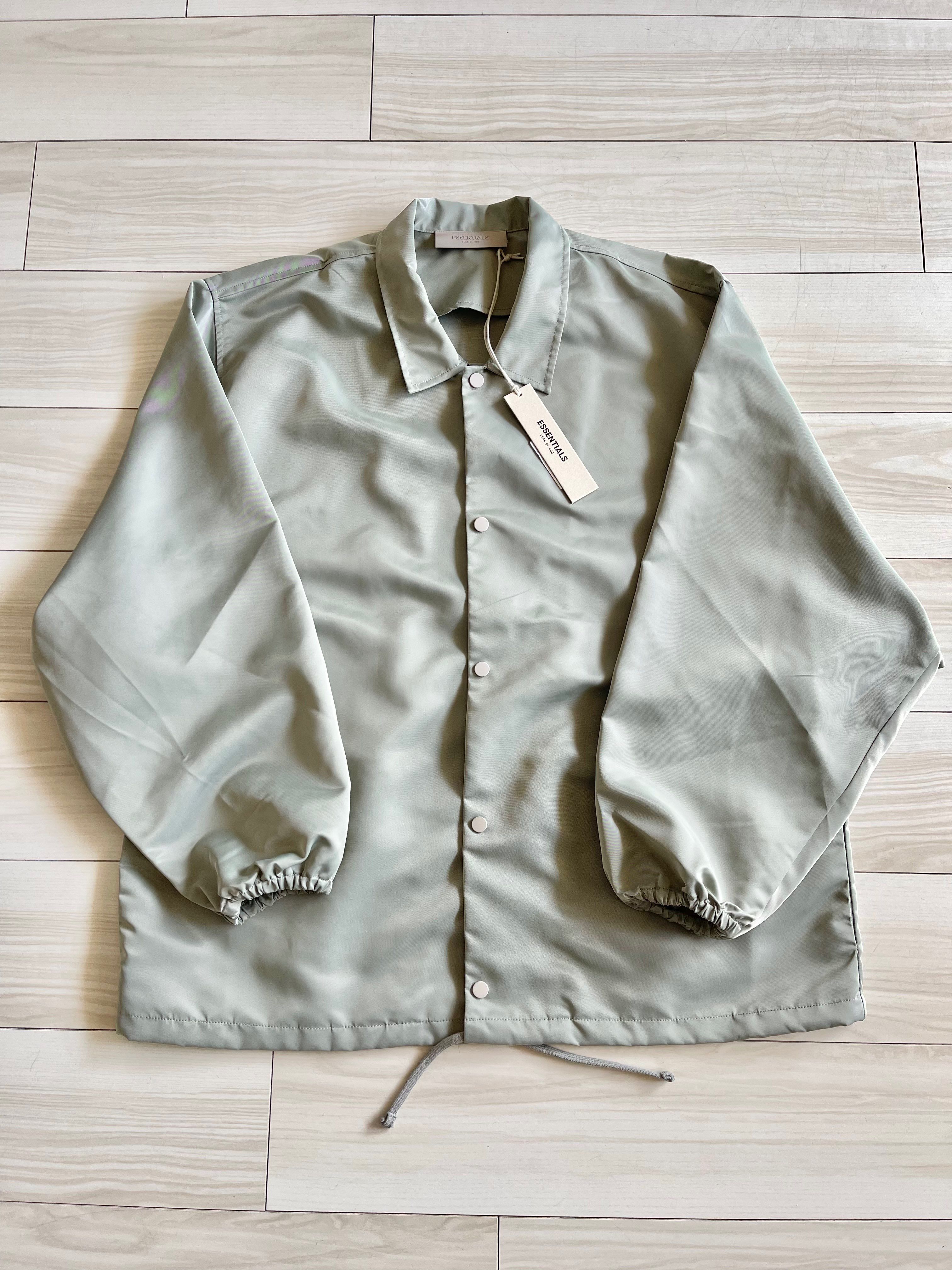 ESSENTIALS Coaches Jacket(Seafoam)