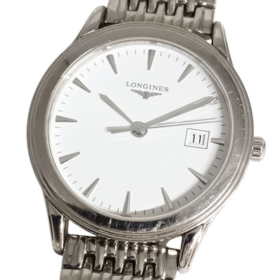 LONGINES ロンジン L4.716.4 フラッグシップ デイト クォーツ メンズ 腕時計 C1262