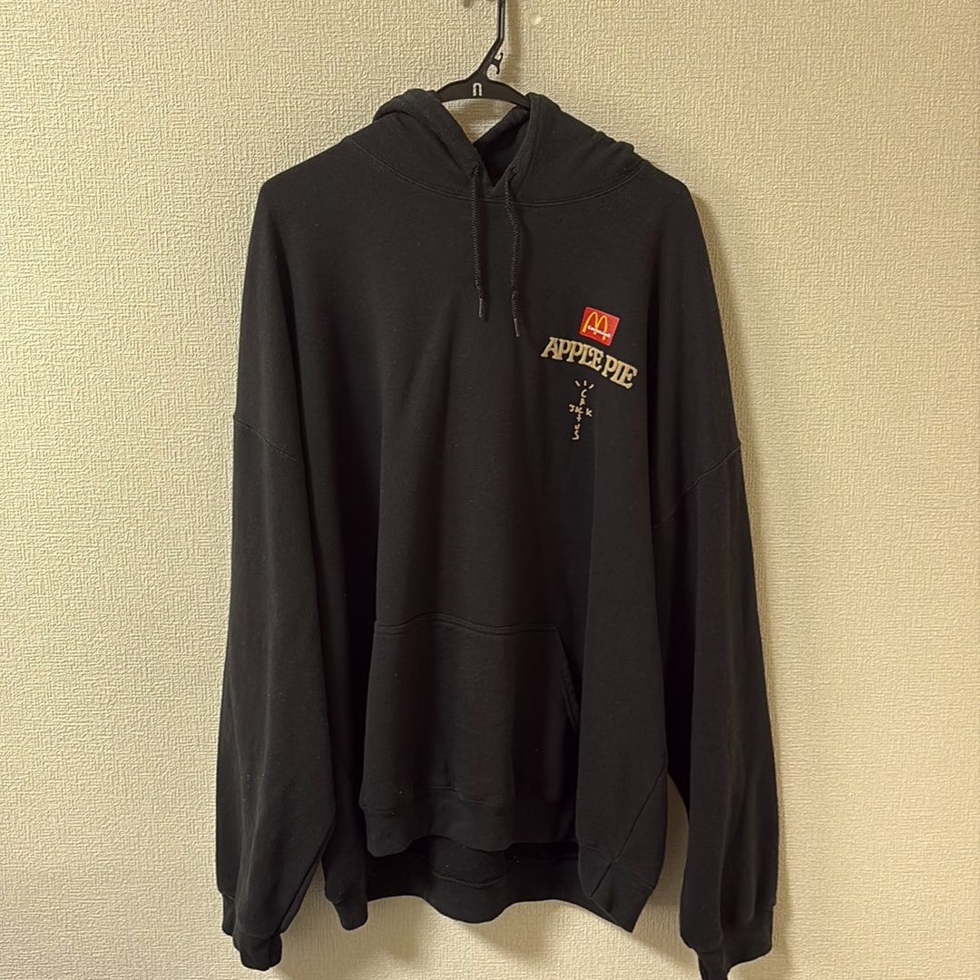 Travis Scott Cactus Jack x McDonald's Apple Pie Hoodie "Washed Black"