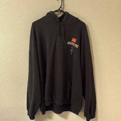 Travis Scott Cactus Jack x McDonald's Apple Pie Hoodie "Washed Black"