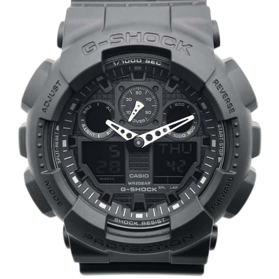 CASIO カシオ G-SHOCK 腕時計
GA100-1A1 メンズ
【中古】