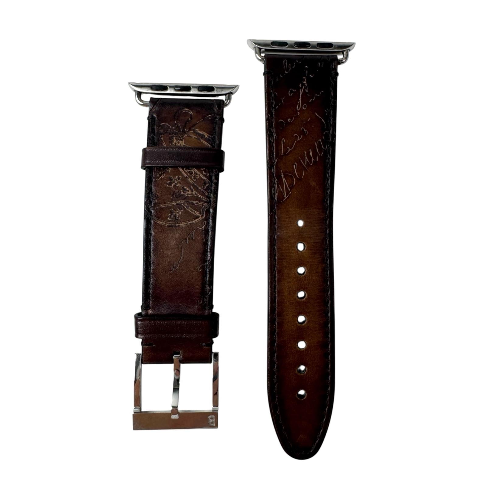 ベルルッティ×ネイティブユニオン BERLUTI NATIVE UNION Apple Watch レザーバンド 44mm 2006796 メンズ