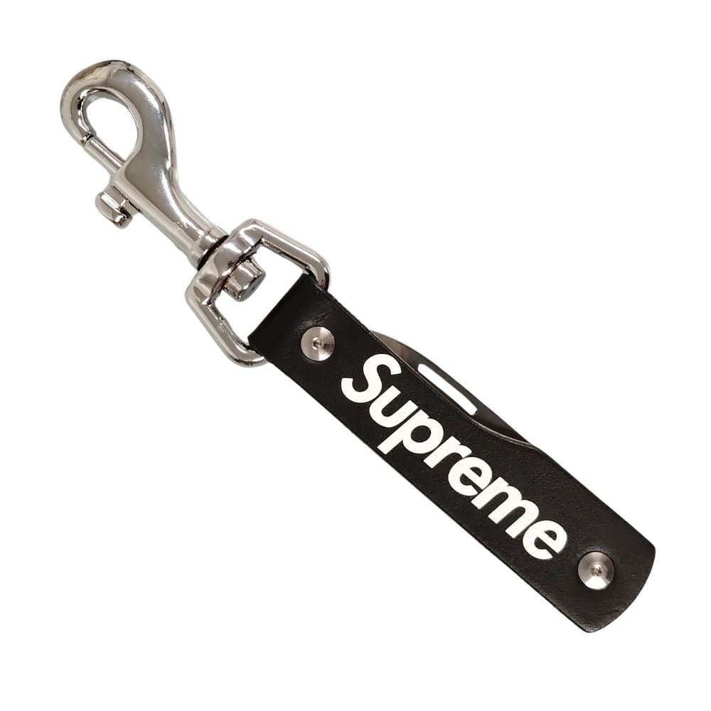 Supreme Leather Clip Knife (25SS) "Black"