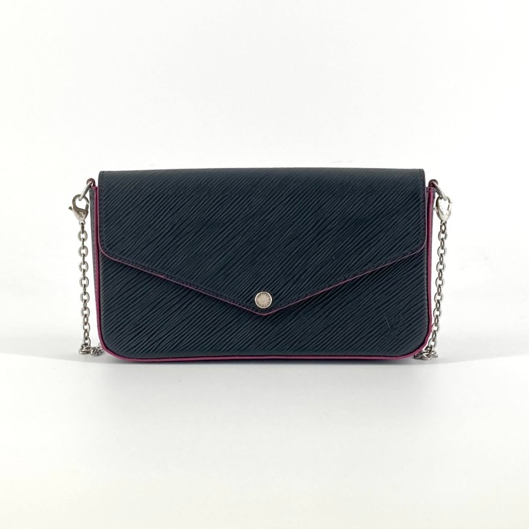 LOUIS VUITTON(ルイ・ヴィトン) ポシェット フェリシー M64579 ショルダーバッグ ブラック×レッド