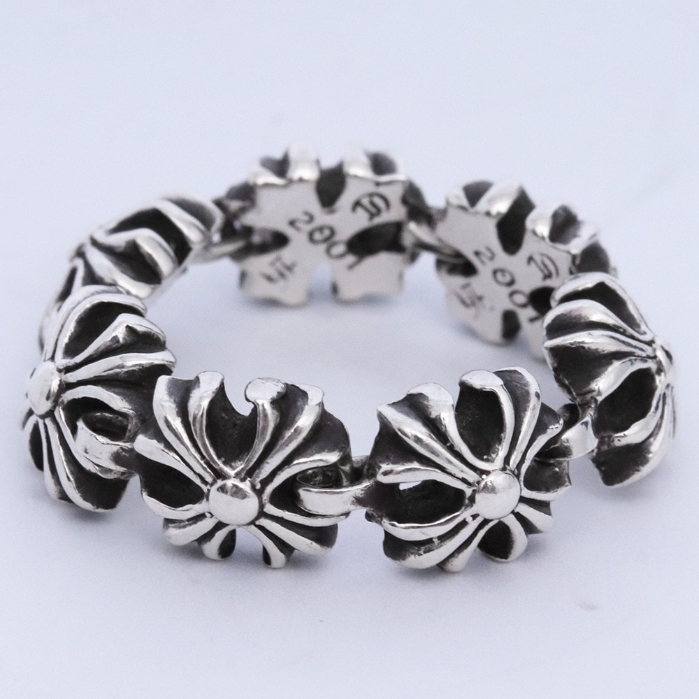 Chrome Hearts C/O Plus Link Ring "Silver"