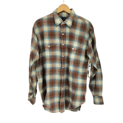 ルーズフィット チェック ウエスタンシャツ【1139635885283】